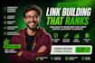 do manual blogger outreach for niche relevant backlinks