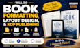 do book formatting, layout design, and KDP publishing