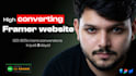 design and develop a modern framer website