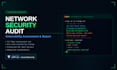 perform a network vulnerability scan and deliver a professional security report