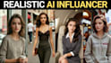 train a custom lora model for your ai influencer and generate consistent photos
