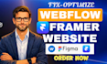fix webflow bug, responsiveness issues, webflow seo and webflow cms problems