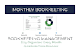 do monthly bookkeeping in quickbooks online