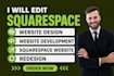 edit squarespace website design website development squarespace website redesign