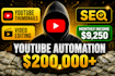build and manage youtube automation channel and create automated cash cow videos