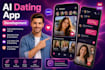 develop ai powered dating app and website with chat and live streaming features