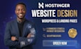 hostinger website design redesign hostinger wordpress website  hostinger website