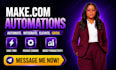 setup make com automation fix make com scenarios zapier n8n workflow make expert