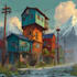 draw cartoon backgrounds, landscapes, scenes, illustrations
