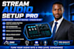 set up obs, goxlr, and stream deck for professional streaming