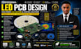 led pcb design, high power led lighting schematic, mcu control board, bom gerber