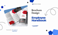 design a welcome packet, employee handbook, brochure