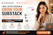 substack promotion, substack newsletter, organic substack subscribers growth