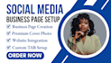 create and setup facebook business page