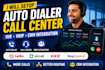 setup auto dialer call center IVR and CRM integration