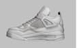 create realistic 3d sneaker design shoe modeling, rendering and animation