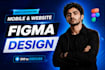 do figma website design, figma website ui ux, web design, figma landing page