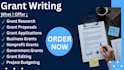 write professional grant applications that secure funding