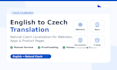 localize your english text into natural czech