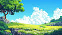 create pixel art background landscape art game environment pixel game map