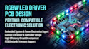do compatible rgbw led driver pcb with power management and embedded controller