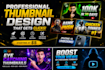 create viral youtube thumbnails in 4k quality