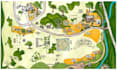 draw detailed custom map illustration vector or isometric illustrated map design