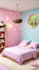 create cute elf mushroom house sticker design