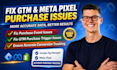 fix google tag manager meta pixel purchase event and gtm purchase trigger issue