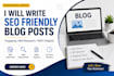 create SEO friendly articles to rank on google