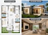 design modern house floor plan and 3d house design