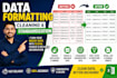 data formatting, data research and copy paste