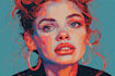 do digital handrawn wpap pop art