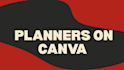design planner adhd planner on canva