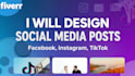 design professional instagram posts, social media posts