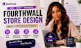 setup fourthwall store design fourth wall website, merch pod store, integration