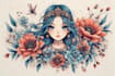 create a anime tatto traditional design