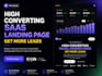 design a high converting saas landing page