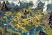 fantasy map illustration dnd map