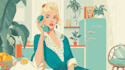 make vintage retro poster illustration