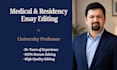 edit medical school or residency personal statement as a university professor