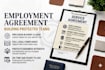 draft professional employment contracts and service agreements