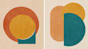 make mid century modern digital wall art for etsy store