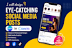create modern social media post design in canva for brand