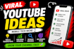 do youtube research and give viral mobile tech content ideas