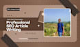 write professional SEO blog posts and articles