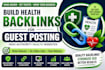 build health backlinks via guest posting