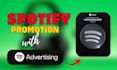 do organic spotify music promotion with spotify ads