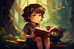 digitally paint colourful children book illustrations