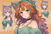 draw anime portrait with detailed expression and style